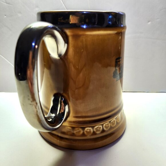 Lord Nelson Ware Beer Stein Your Supper Elijah Cotton Stafford England Vintage - Picture 4 of 7